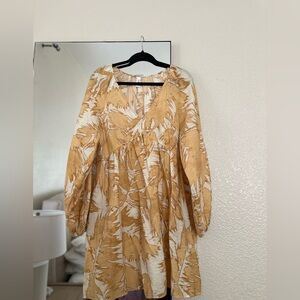 H&M watercolor dress